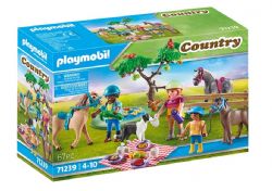 PLAYMOBIL COURTRY - CAVALIERS CHEVAUX ET PIQUE-NIQUE #71239